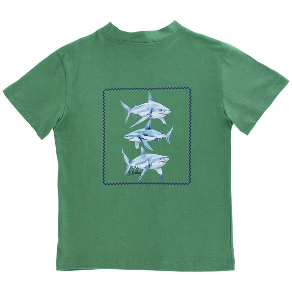 Logo Tee- Sharks on Sage