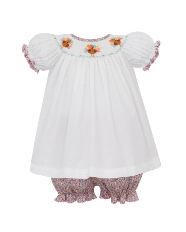 Turkey Bishop Bloomer Set- Pink Floral