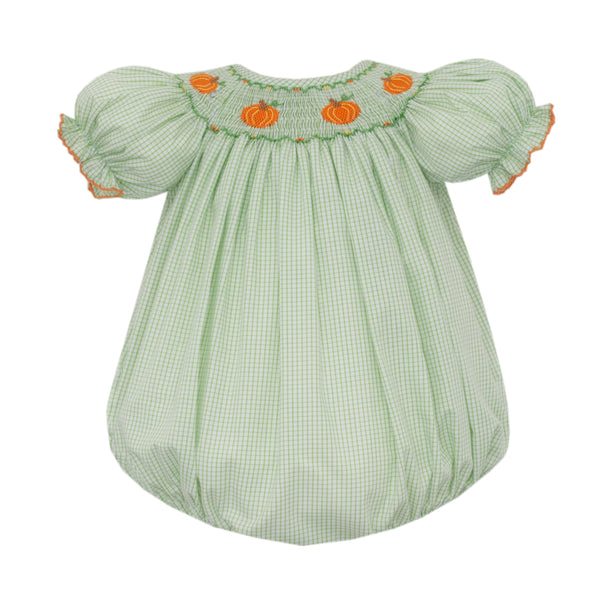 Pumpkin Bishop Bubble- Green Check