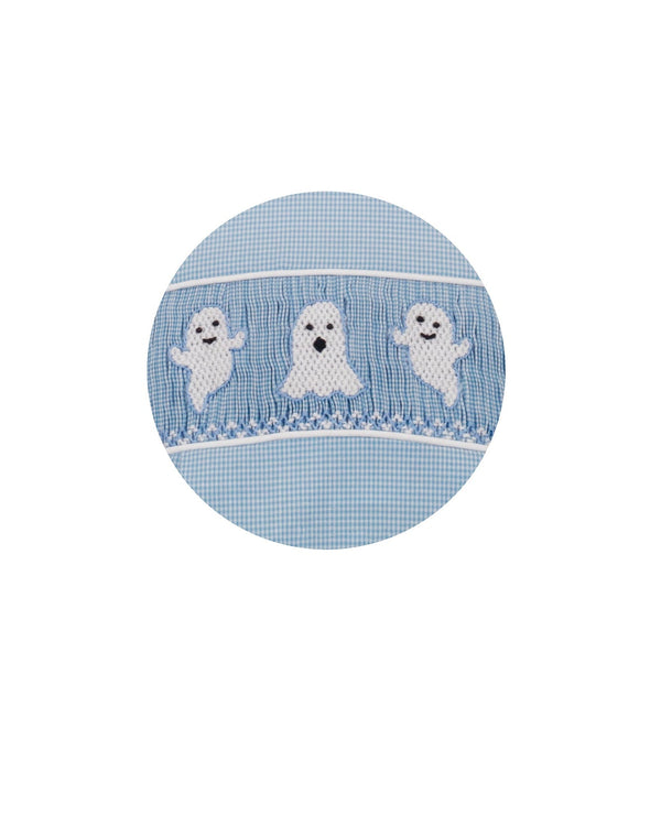 Ghost Bubble- Lt. Blue Microcheck