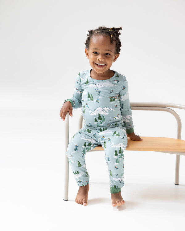 Winter Fun Skiers L/S Loungewear Set