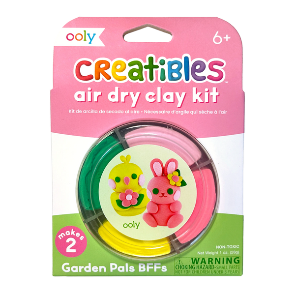 Air Dry Clay BFFs Kit - Garden Pals (Set of 4 Color)