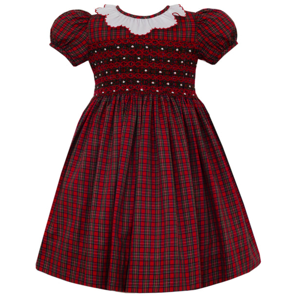Diana Red Plaid Dress