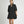 Load image into Gallery viewer, High Neck Jacquard Dress- Black
