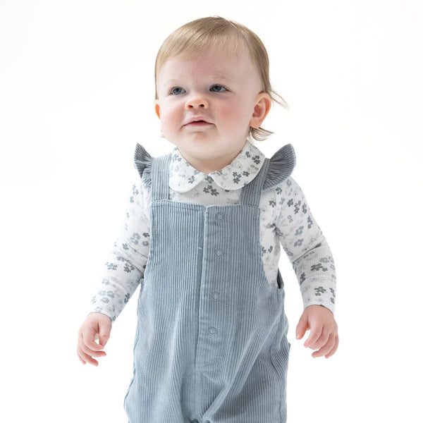 Caroline's Calico Peter Pan Collar Bodysuit