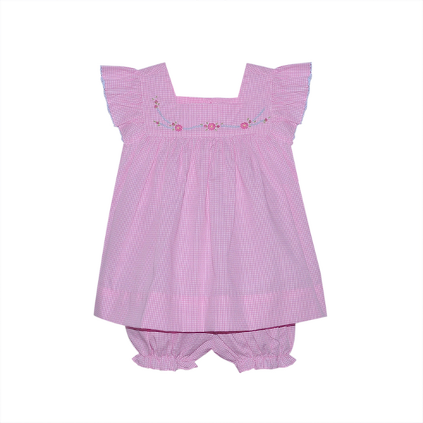 Celia Mae Bloomer Set- Pink