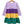 Load image into Gallery viewer, Mardi Gras Colorblock Twirl Dress
