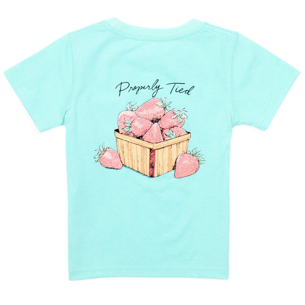 Strawberry Basket SS- Seafoam