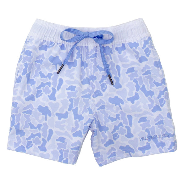Riviera Swim Trunk- River Camo