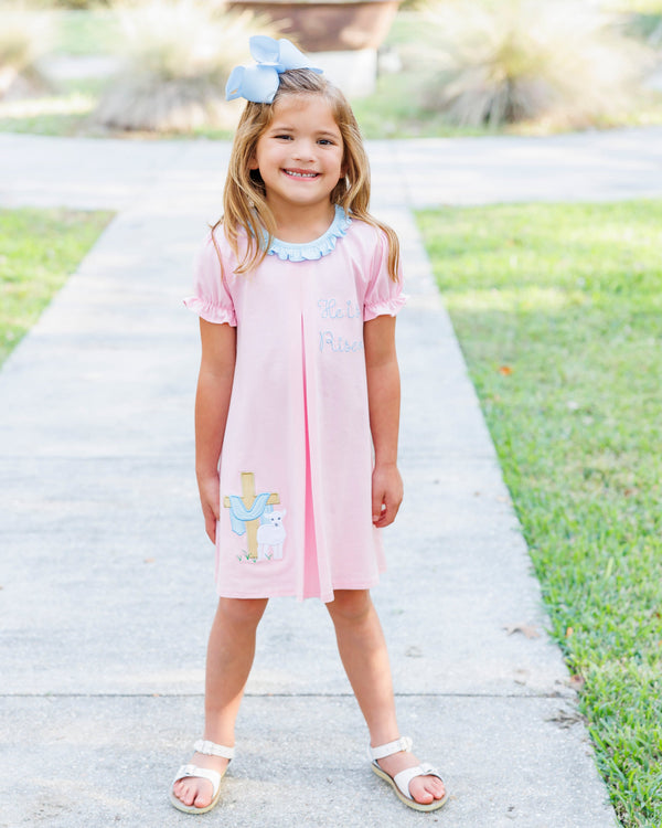 He Is Risen Pleat Dress