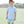 Load image into Gallery viewer, Michael Polo- Light Blue Stripe
