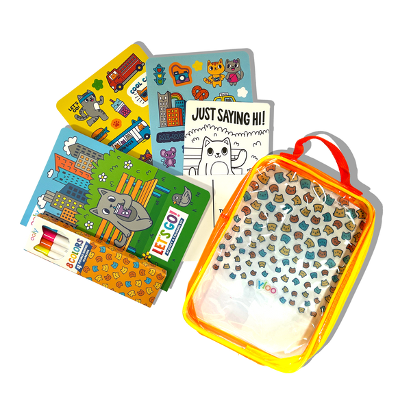 Let's Go!: Activity & Coloring Kit- Kitty In The City