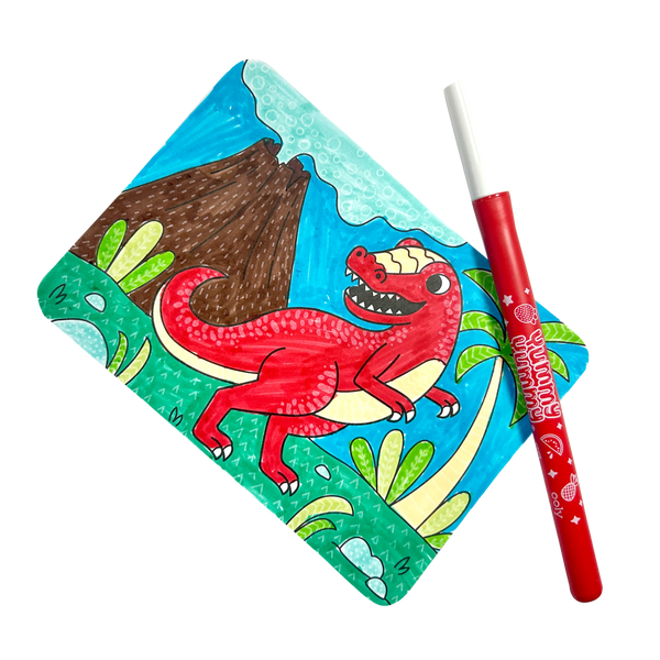 Hidden Pattern Coloring Activity- Dino. Tal