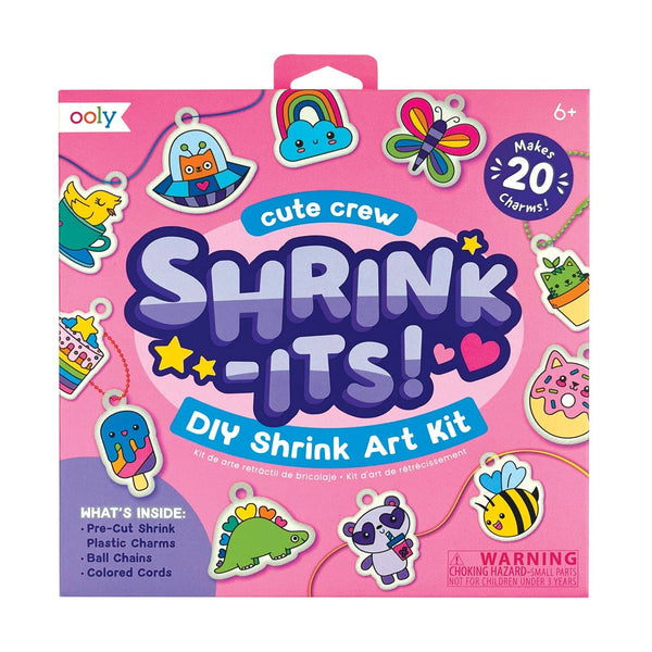 Shrink-Its!: D.I.Y. Shrink Art Kit- Cute Crew (28 PC Set)