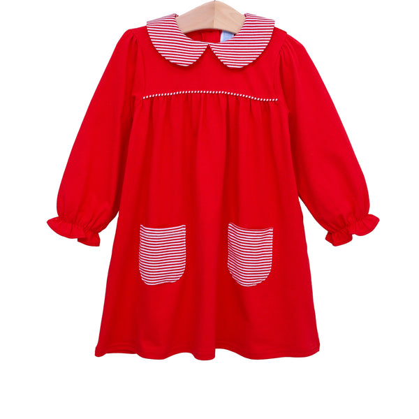 Abigail Dress- Red