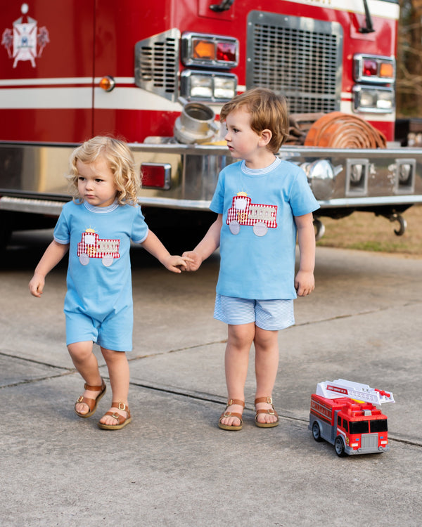 Firetruck Romper