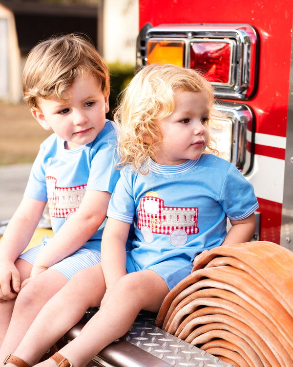 Firetruck Romper