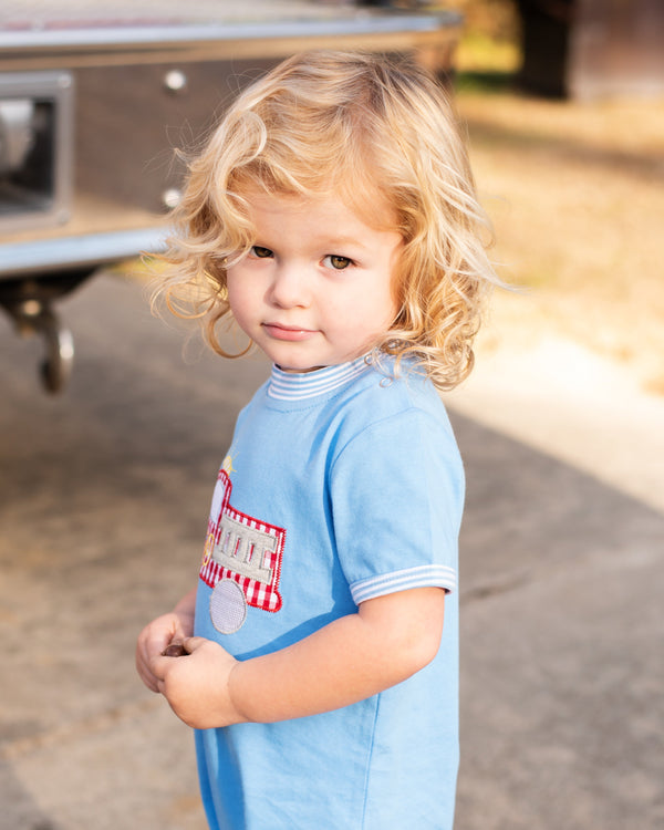 Firetruck Romper