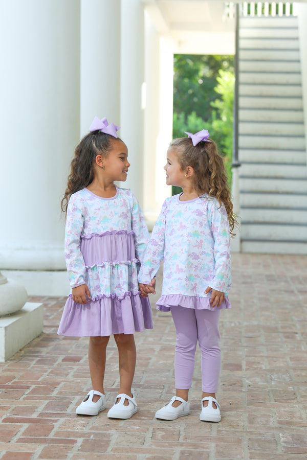 Dino Adventures Ruffle Pants Set