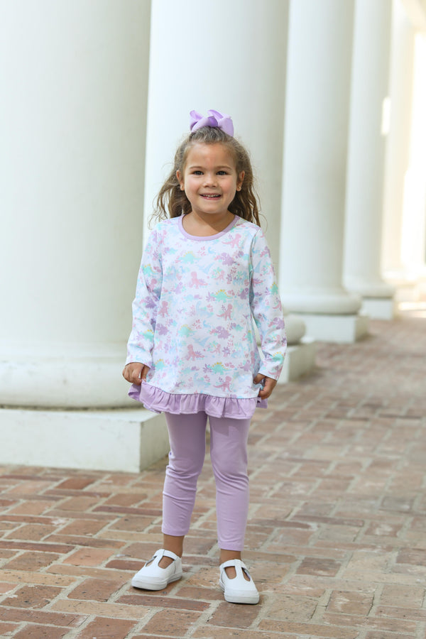 Dino Adventures Ruffle Pants Set