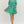 Load image into Gallery viewer, Floral Print Puff Sleeve Dress- Green
