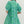 Load image into Gallery viewer, Floral Print Puff Sleeve Dress- Green
