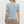 Load image into Gallery viewer, Textured Pleated Top- Lt. Blue/Leopard

