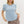 Load image into Gallery viewer, Textured Pleated Top- Lt. Blue/Leopard
