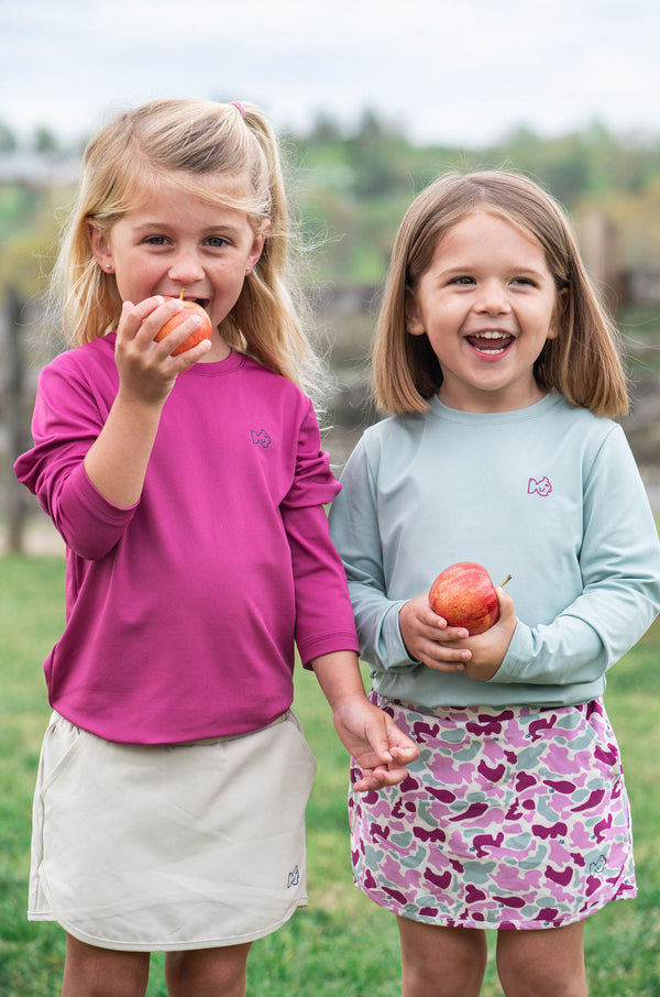 Pro Performance LS Orchid Break Point Camo Shirt- Blue Surf