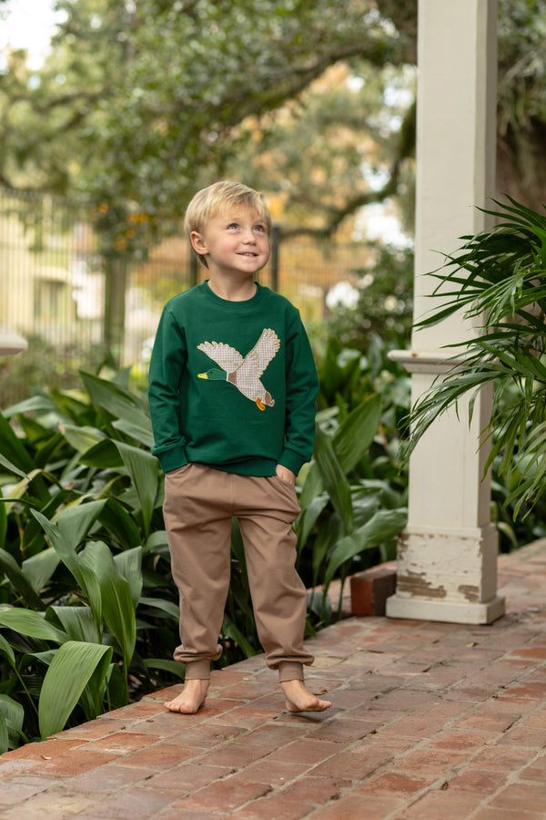 French Terry Pullover- Mallard