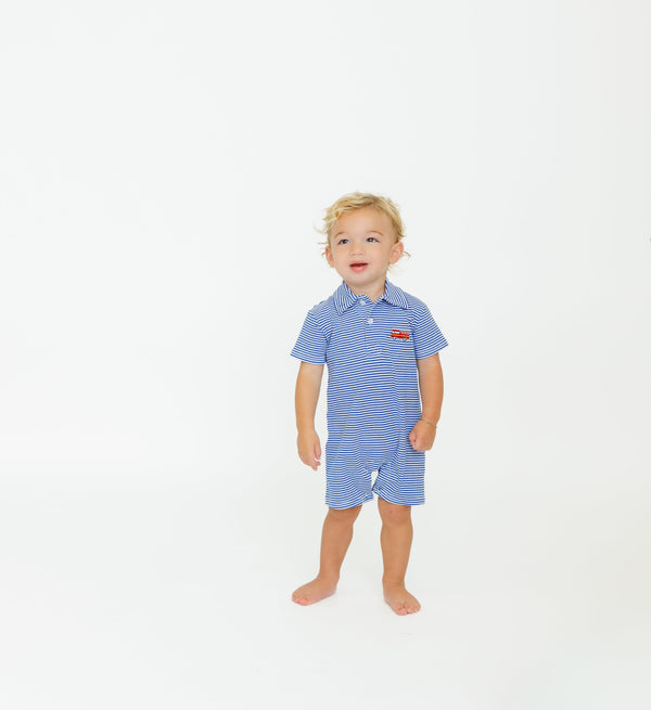 Firetruck Polo Romper