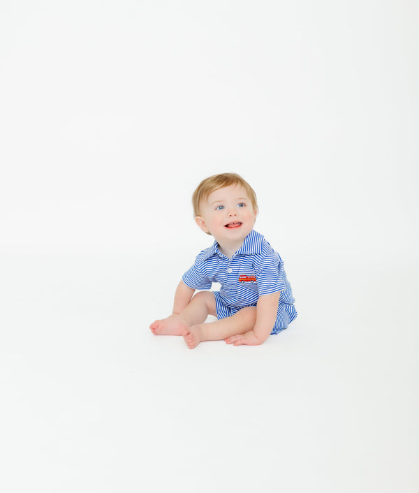Firetruck Polo Romper