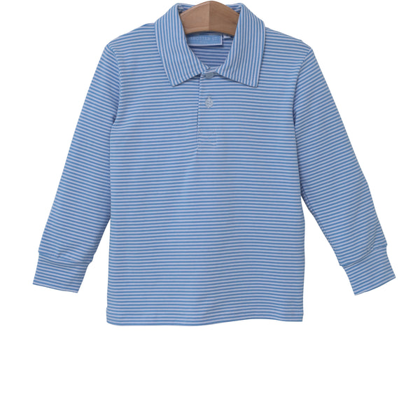 Jackson Polo- Cornflower Stripe