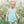 Load image into Gallery viewer, Avery Bubble- Mint w/ Light Blue Gingham
