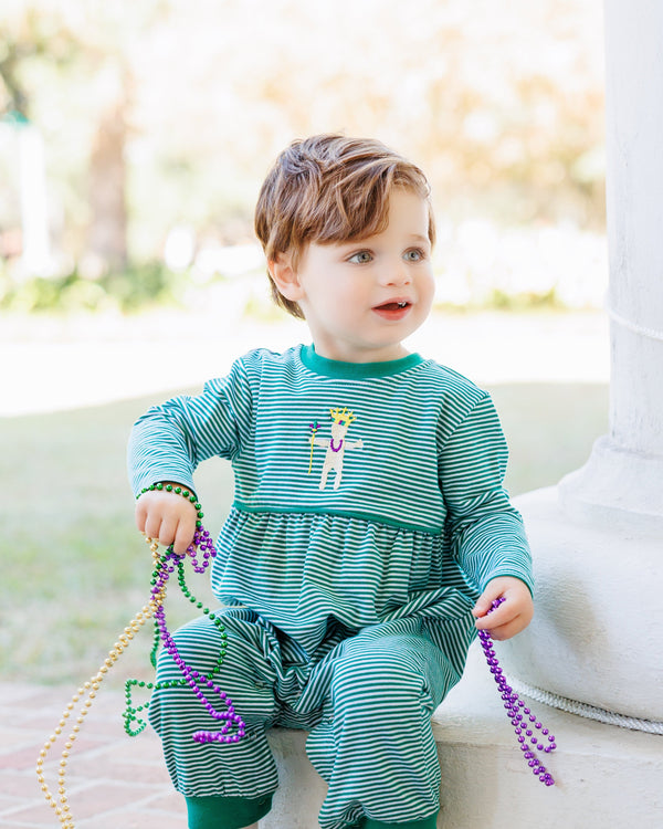 King Cake Baby Romper