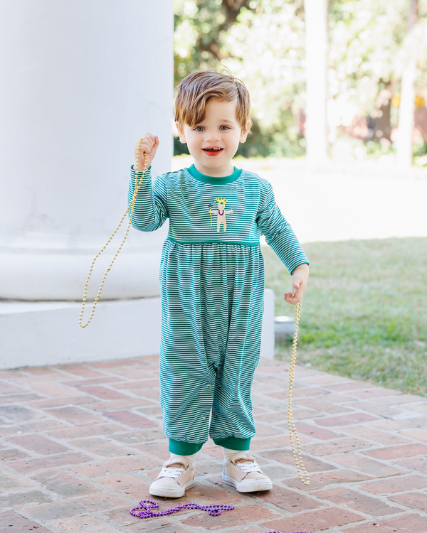 King Cake Baby Romper