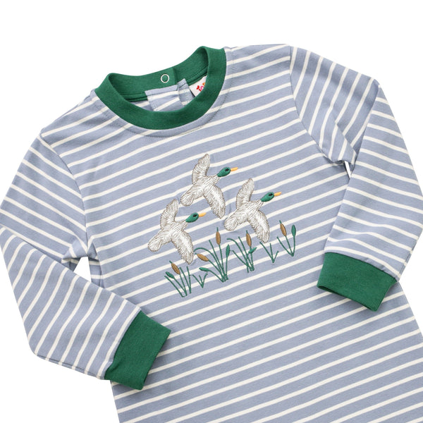Mallard Embroidery Pants Set