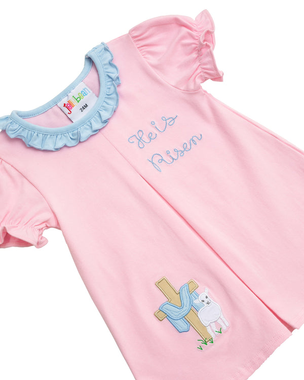 He Is Risen Pleat Dress