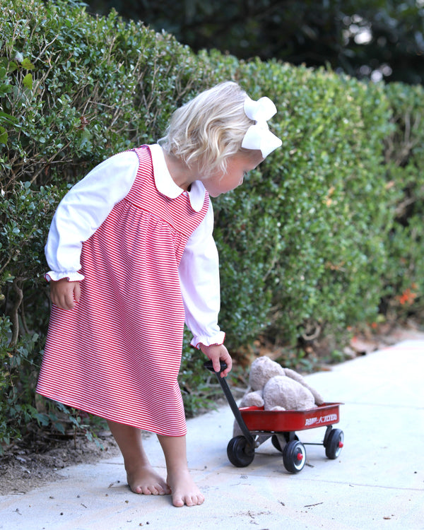 Jillian Jumper- Red Stripe