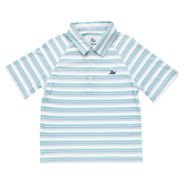 SS Polo- Navy/Nile/Fog