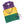 Load image into Gallery viewer, Mardi Gras Colorblock Vest
