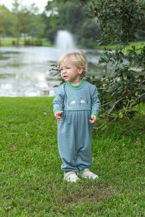 Mallard Embroidery Romper