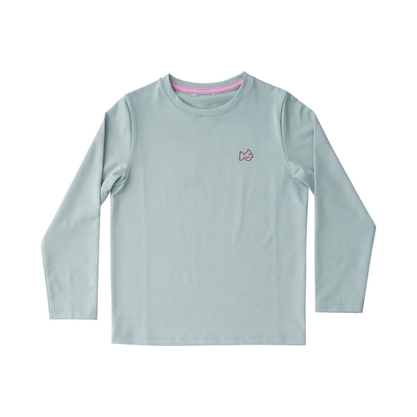 Pro Performance LS Orchid Break Point Camo Shirt- Blue Surf