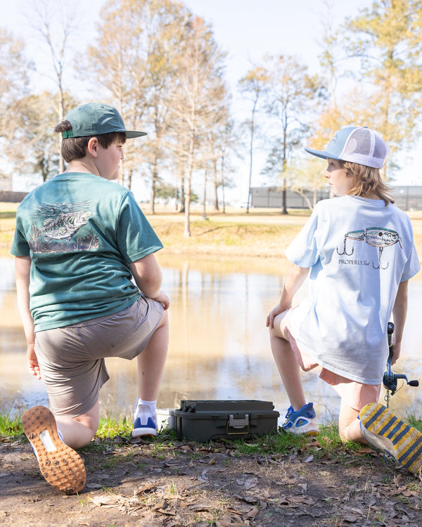 Set The Hook SS- Marine Green