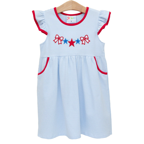 Stars, Stripes, and Bows Pocket Dress