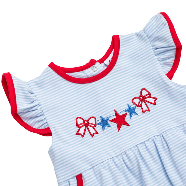 Stars, Stripes, and Bows Pocket Dress