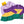 Load image into Gallery viewer, Mardi Gras Colorblock Twirl Dress
