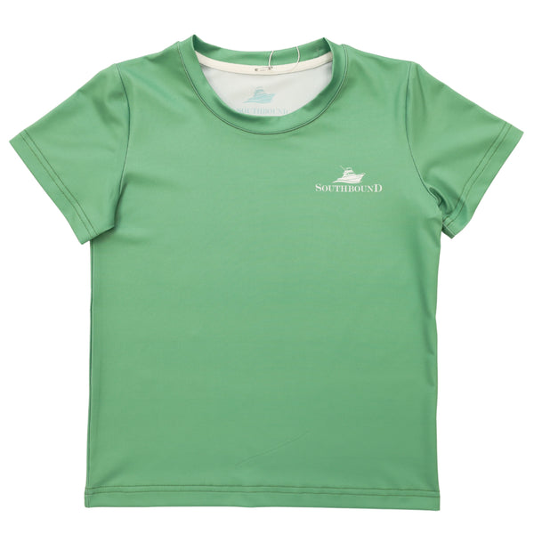 Performance Logo Tee- Greenbriar