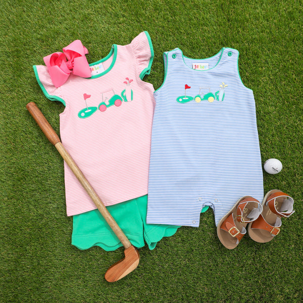 Gone Golfing Scallop Short Set