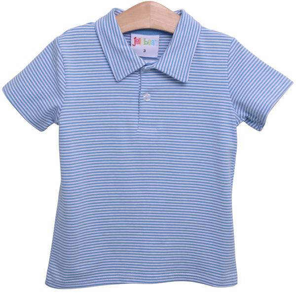 Michael Polo- Cornflower Blue Stripe